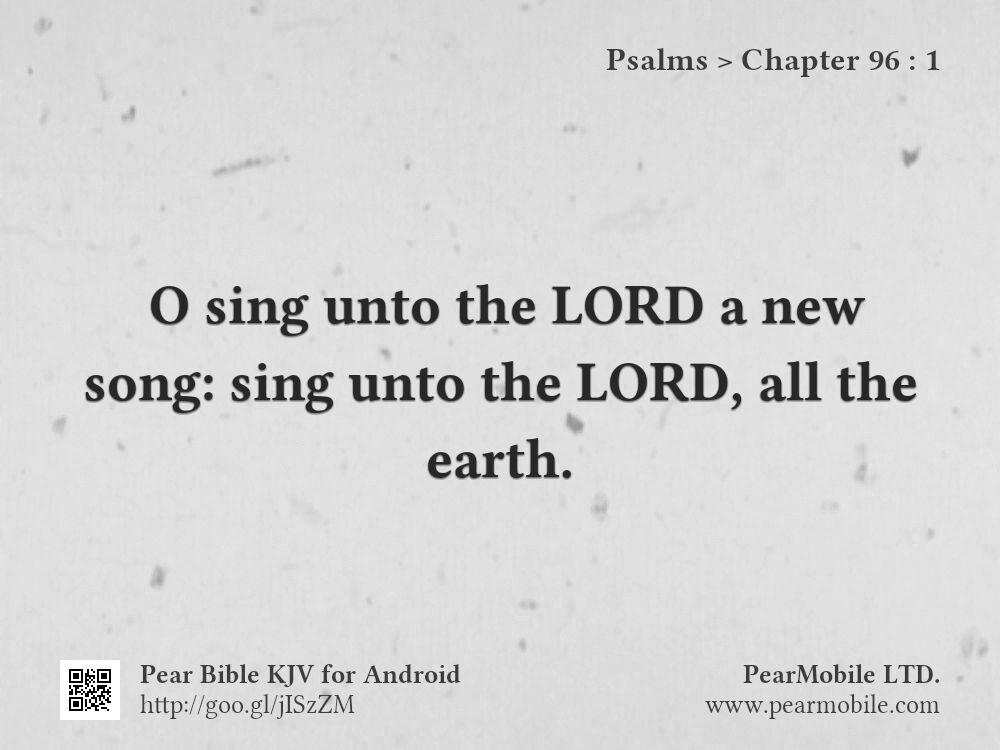 Psalms, Chapter 96:1